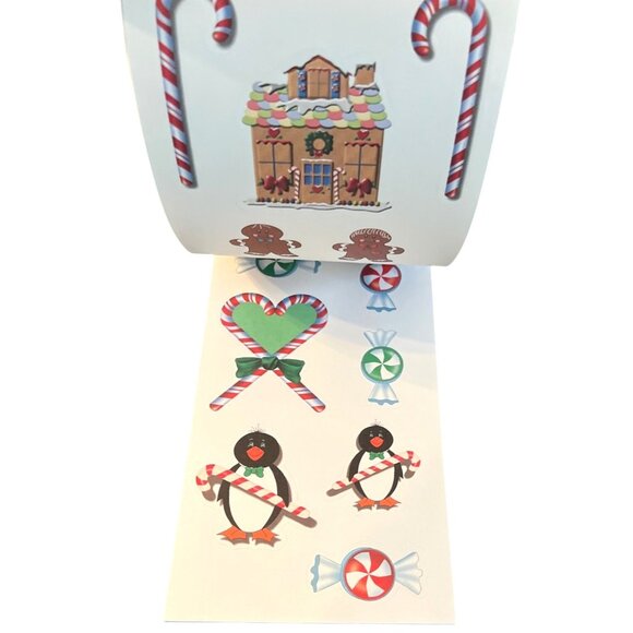 Christmas Paper Pizazz Punch-Outs 72 Acid-Free Lignin-Free Paper Shapes Craft Ki - Picture 3 of 7